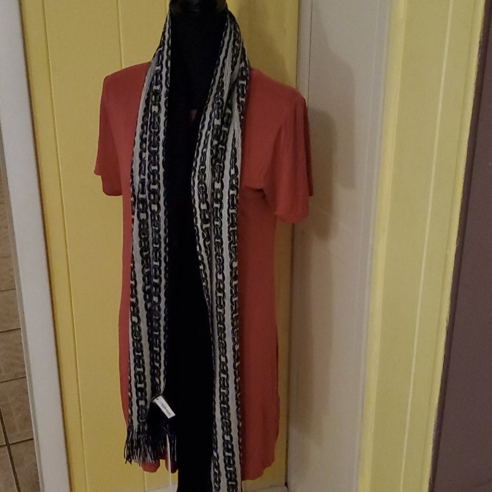 Calvin Klein scarf black gray